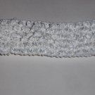 White 1.5 inch Crochet Headband