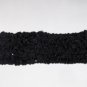 Black 1.5 inch Crochet Headband