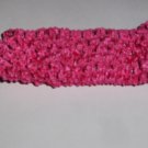 Hot Pink 1.5 inch Crochet Headband