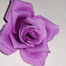 Purple Rose Hair Clip