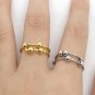 Ring for Girls Women Rotate Fidget Rings Men Anti-stress Stainless Steel