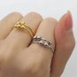Ring for Girls Women Rotate Fidget Rings Men Anti-stress Stainless Steel