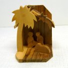 Nativity Christmas Ornament Olive Wood from Bethlehem