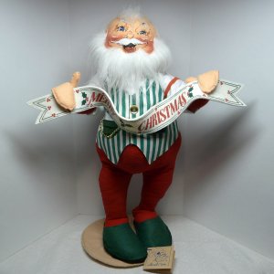 vintage annalee santa dolls