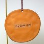 The Earth Shop Christmas ornament handmade clay sun face