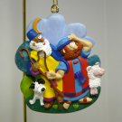 Christmas ornament Shepherds Watched Their Flocks by Night Saw the Star JRL Bible scene Christmas ornament Shepherds Watched Their Flocks by Night Saw the Star JRL Bible scene
