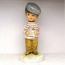 Vintage Moppets figurine Fran Mar 1973 boy w flowers made in Japan Gorham
