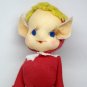 Vintage Pixie Elf girl Christmas Ornament
