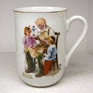 Vintage Norman Rockwell Museum cup mug The Toymaker 1982