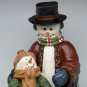 Deb Strain signed snowman snowlady figurine Christmas Magic large RAZ Imports, Inc