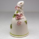 Vintage Avon pottery bell Bunny Collection 1984 Spring Easter
