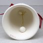Hallmark Porcelain Dated Bell 2007 white wreath red ribbon boxed