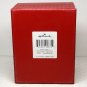Hallmark Porcelain Dated Bell 2007 white wreath red ribbon boxed