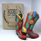 2 Department 56 Dept 56 Christmas Ornaments Rodeo Boot Company red cowboy boots box 1998 2 Department 56 Dept 56 Christmas Ornaments Rodeo Boot Company red cowboy boots box 1998