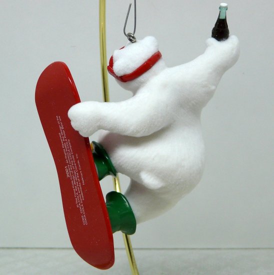 Hallmark Keepsake Christmas ornament Cool Sport Coca Cola Polar Bear