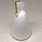 Bell Noritake Danbury Mint fan top white Japan