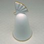 Bell Noritake Danbury Mint fan top white Japan
