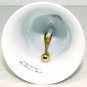 Bell Noritake Danbury Mint fan top white Japan
