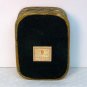 Vintage Borghese cast plaster lidded box floral flowers gilded red label