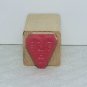 Rubber Stamp small plaid heart