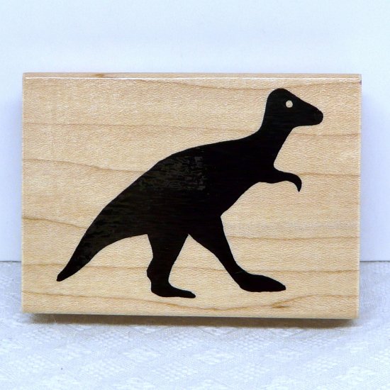 JRL Design Rubber Stamp large Dinosaur A
