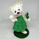 Annalee Mobilitee 8 inch Emily O'Bear Irish St. Patrick's Day shamrocks bear 2001