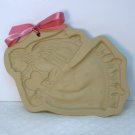 vintage Brown Bag cookie mold Angel with Heart 1987
