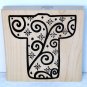 Hot Potatoes Rubber Stamp Large Haiku Mono kimono Asian robe W390
