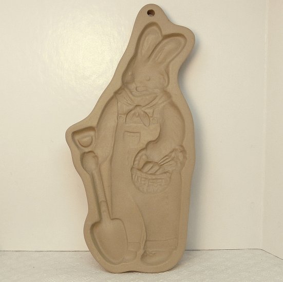 Brown Bag cookie mold Garden Rabbit 1992