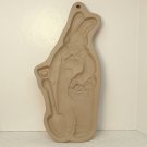 Brown Bag cookie mold Garden Rabbit 1992