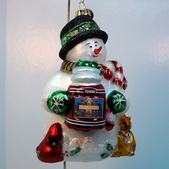 Yankee Candle Christmas Ornament Christopher Snowbrite Margaret Cobane ...