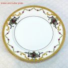Vtg bread butter Royal Bayreuth ROB16 pattern porcelain plate Bavaria