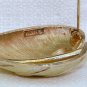 Vintage Kramer pin brooch leaf yellow enamel gold tone