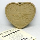 The Pampered Chef Seasons of the Heart cookie mold 1997