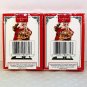 2 decks Coca Cola Santa Playing Cards Christmas 1994 new in wrapper