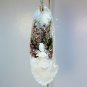 ooak Christmas ornament angel wing shell