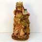 Nativity Christmas Wise Man Magi figurine holding a gold box resin
