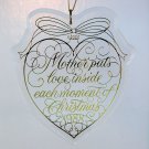 Vintage Hallmark Christmas ornament Mother acrylic 1988