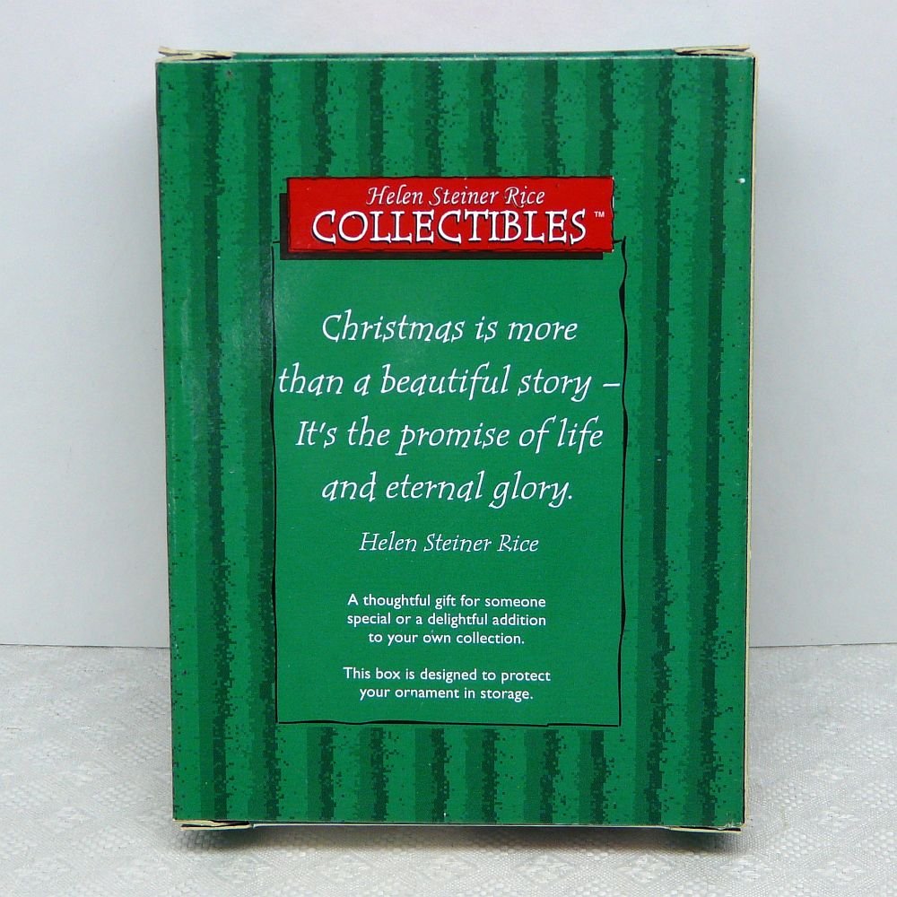 Helen Steiner Rice ornament Christmas 1998 Gibson Promise of Life box