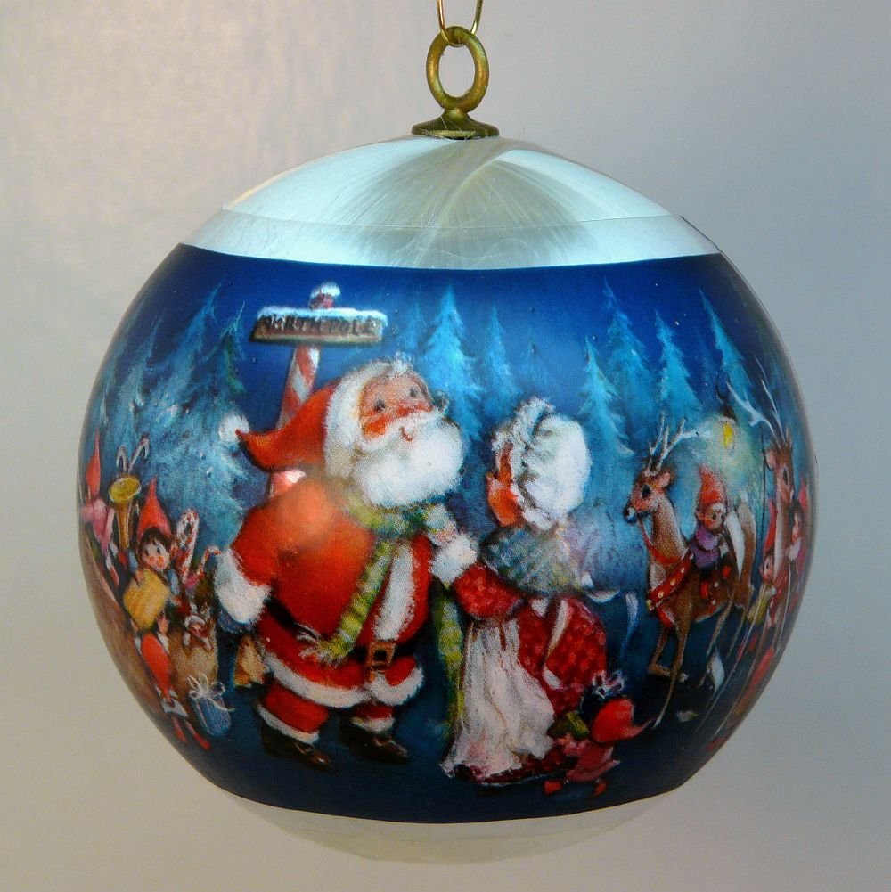 vintage Hallmark Christmas Ornament 1981 Santa's Coming