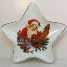 Giordano Christmas Santa plate star shaped Westwood International porcelain