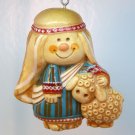 Vtg Hallmark Christmas ornament Shepherd Tree Treats Collection 1976 Season's Greetings