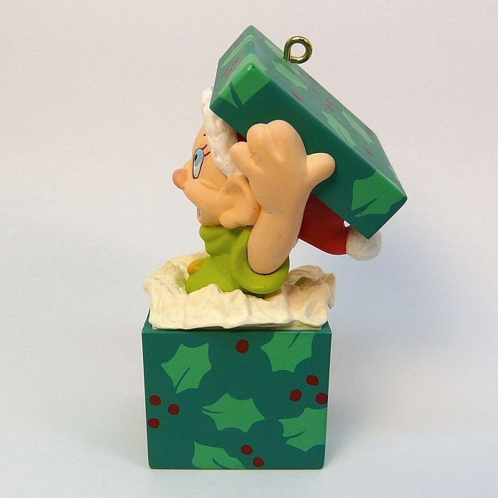 Hallmark Snow White And Dopey Christmas Ornaments 1997 Anniversary Edition Box 