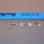 Vintage charm bracelet cooking theme silvertone with beads and crystals