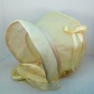 Vintage nylon plisse baby hat yellow Tub Tidy Vintage nylon plisse baby hat yellow Tub Tidy