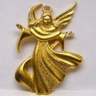 Vtg angel pendant gold tone Vtg angel pendant gold tone