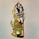 vtg Tamerlane Christmas Ornament Middlebury Inn Vermont 1983 gold finish on brass bears skiing
