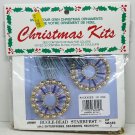 Merri Mac Christmas ornament bead safety pin kit Bugle Bead Starburst makes 3