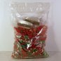 Vtg Christmas beaded wrapped package kit makes 1