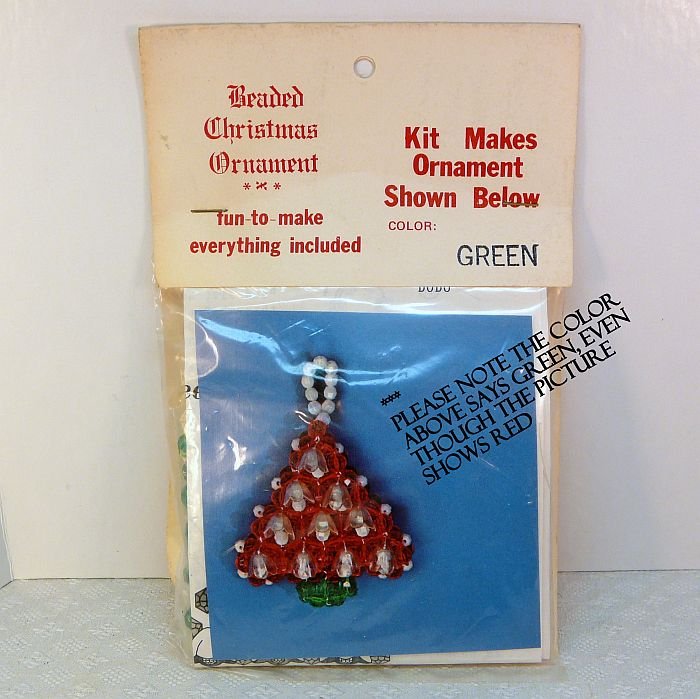 beaded christmas ornament kits sale